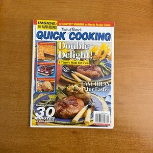 Taste of Home Quick Cooking‎ Cookbook - Red, Yellow, Blue